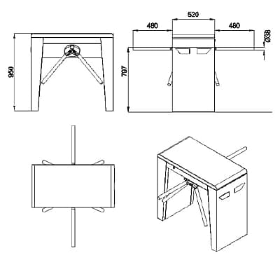 tripod double schema